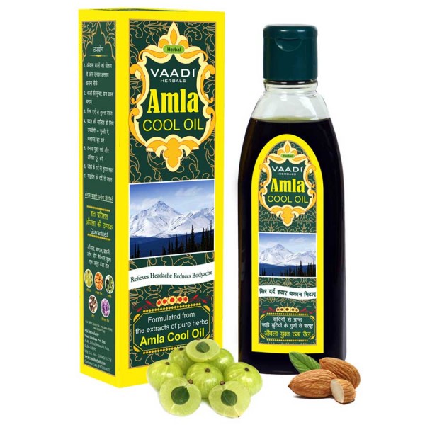 Vaadi Herbals Amla Cool Oil with Brahmi and Amla Extract (100 ml)