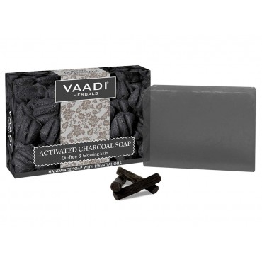 Vaadi Herbals Activated Charcoal Soap (75 gms)