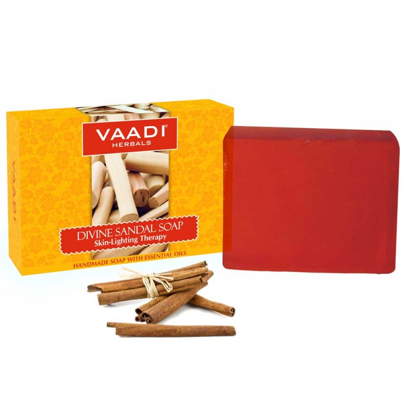 Vaadi Herbals Sandal Soap With Saffron (75 gms)