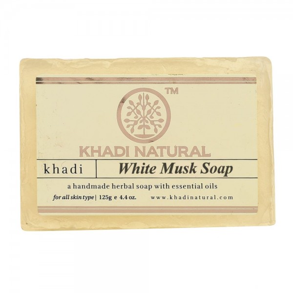 Khadi Natural Herbal White Musk Soap 125gm