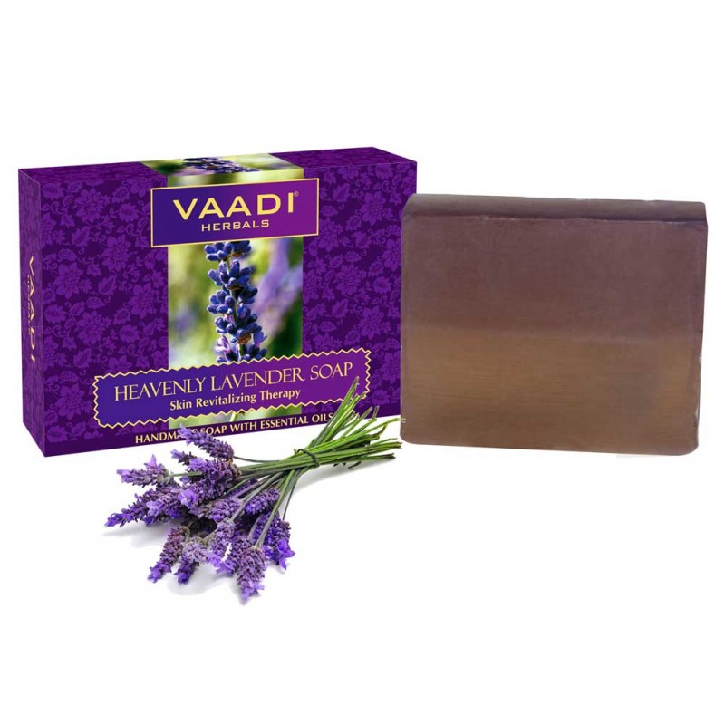Vaadi Herbals Heavenly Lavender Soap with Rosemary extract (75 gms)