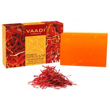 Vaadi Herbals Luxurious Saffron Soap Skin Whitening Therapy (75 gms)