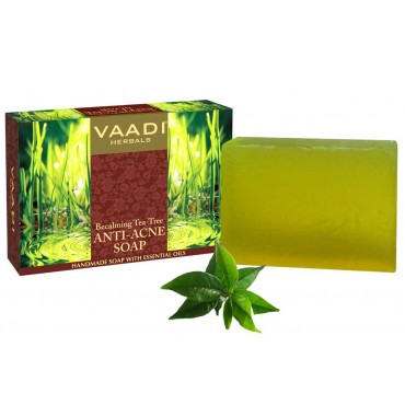 Vaadi Herbals Becalming Tea Tree Soap Anti Acne therapy (75 gms)