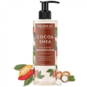 The Love Co. Cocoa Shea Sunscreen Lotion (100ml)