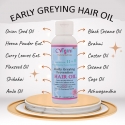 Vigini Anti Dandruff Hair Oil (100ml) and Early Greying Prevention Vitalizing Regrow Follicles Hair Oil (100ml)