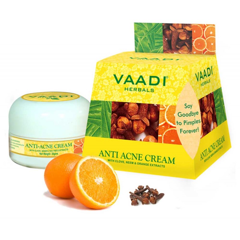 Vaadi Herbals Anti Acne Cream With Clove and Neem extract (30 gms)