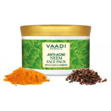 Vaadi Herbals Anti Acne Neem Face Pack With Clove And Turmeric (600 gms)