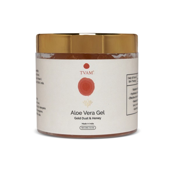 Tvam Aloe Vera Gel - Gold Dust and Honey 100gms