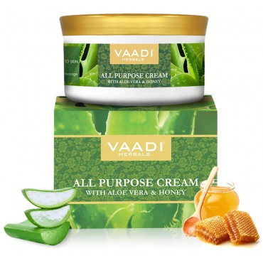 Vaadi Herbals All Purpose Cream with Aloe Vera Honey and Manjistha (150 gms)