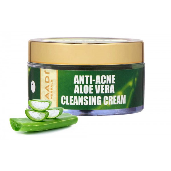 Vaadi Herbals Anti Acne Aloe Vera Cleansing Cream (50gms)