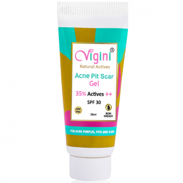 Vigini 35% Actives Anti Acne Pits & Scars Stop Face Gel (20ml)