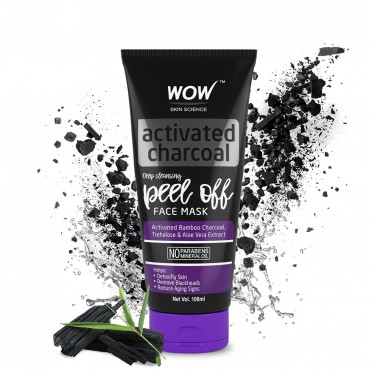 Wow Skin Science Activated Charcoal Peel Off Mask 100 ml