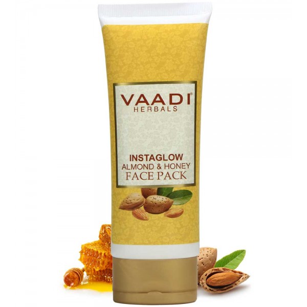 Vaadi Herbals Instaglow Almond and Honey Face Pack (120 gms)