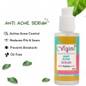 Vigini Natural Anti Acne Face Serum For Men Women (30 ml)