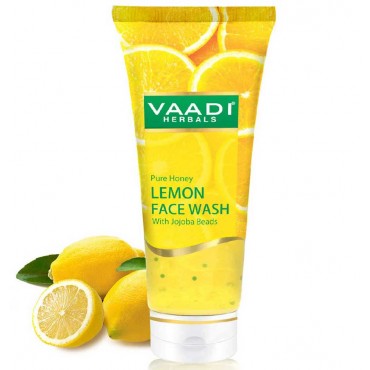 Vaadi Herbals Honey Lemon Face Wash with Jojoba Beads (60 ml)