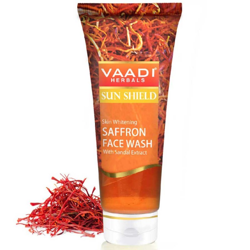 Vaadi Herbals Skin Whitening Saffron Face Wash With Sandal Extract (60 ml)