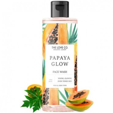 The Love Co. Papaya Glow Gel Face Wash (100ml)