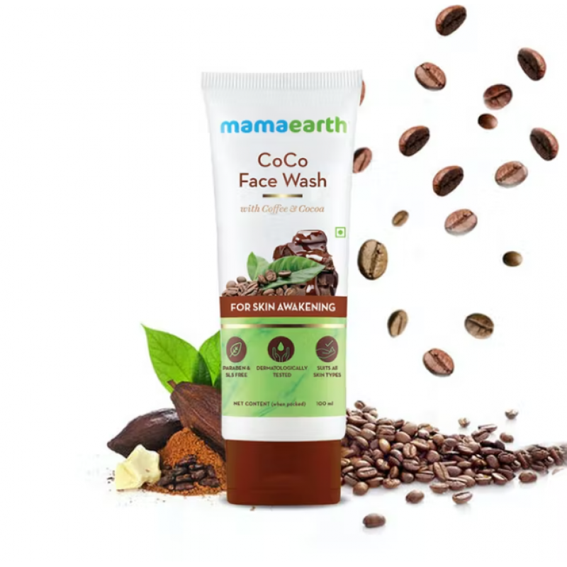 Mamaearth CoCo Face Wash with Coffee and Cocoa for Skin Awakening 100ml