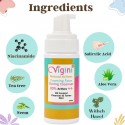 Vigini 30% Actives Oil Control Foaming Face Toning Cleanser (150ml) and 45% Actives Marine Algae Acne Control Mask (50gm)