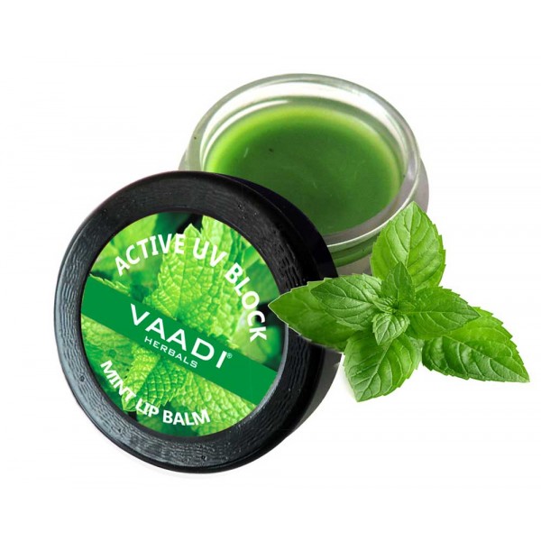 Vaadi Herbals Lip Balm - Mint (6 gms)