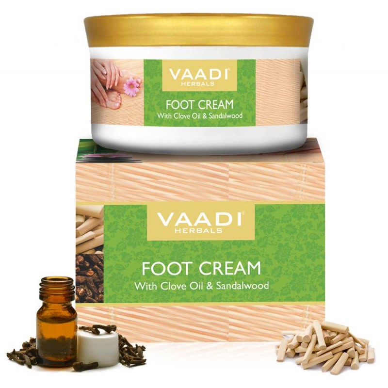 Vaadi Herbals Foot Cream With Clove Oil and Sandal Oil (150 gms)