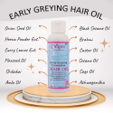 Vigini Natural Early Anti-Grey Prevention Hair Oil for Men & Women (100 ml)