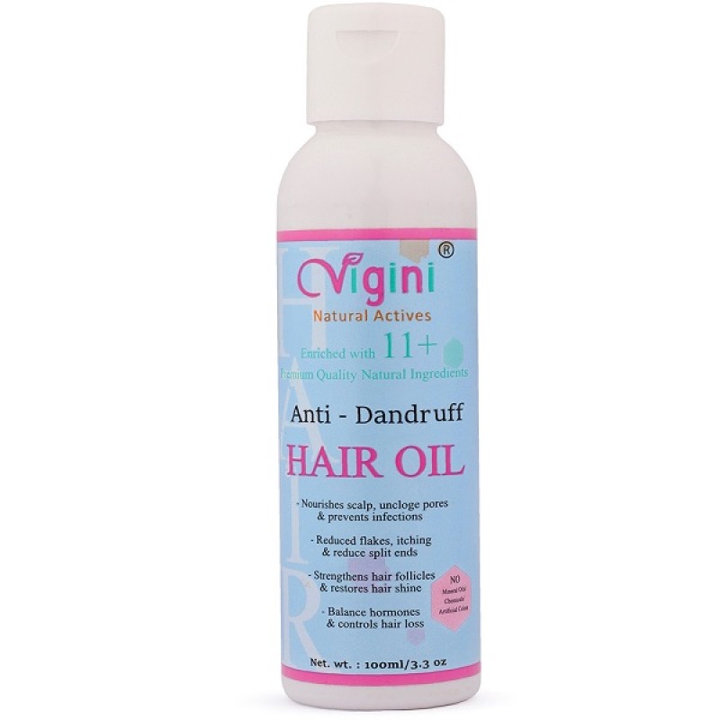 Vigini Natural Anti-Dandruff Hair Care Oil (100ml)