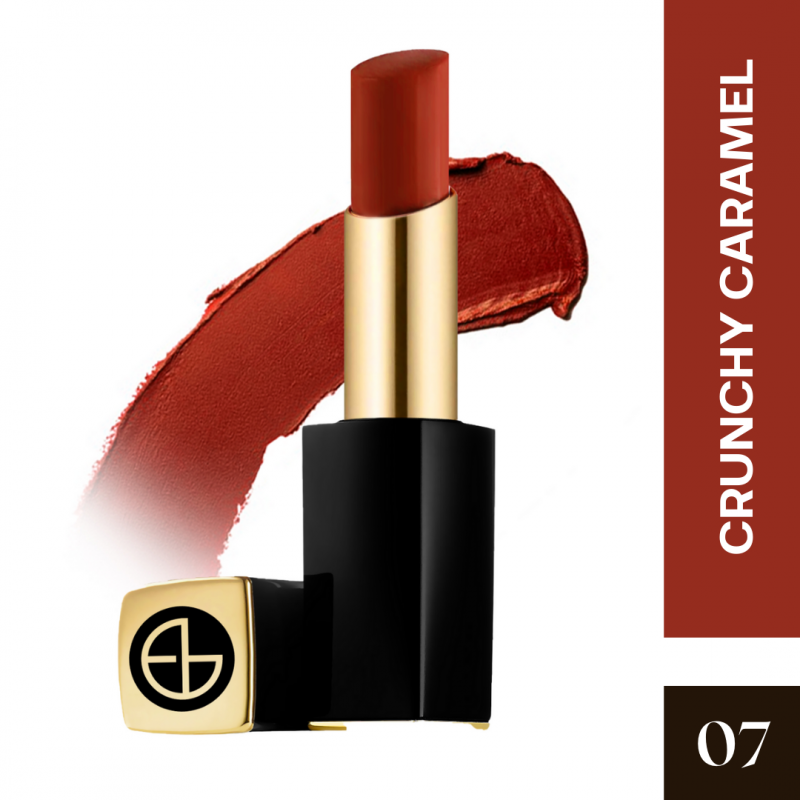 Echt Beauti Velvet Matte Lipstick - Crunchy Caramel (Brown) - 4.5gm
