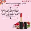 Routines Cream Matte Lipstick - Party Pink - 4.5 gm