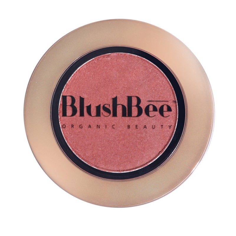 BlushBee Natural Glow Blush - Sextans |Talc-Free Formula, Vegan | Organic | Ecocert and Cosmos approved Ingredients (2.3gms)