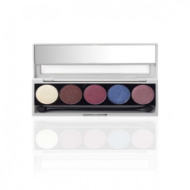 BlushBee Organic Eyeshadow Palette (5 shades) - Party Hue |Talc-Free Formula, Vegan (11.5 gms)
