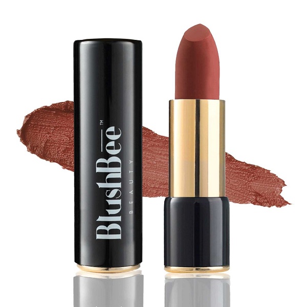 BlushBee Lip Nourishing Organic Vegan Lipstick, Nude Neutral (4.2 gms)