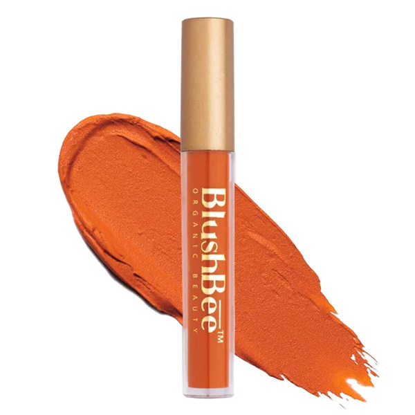 BlushBee Beauty Lip Nourishing Liquid Lipstick, Crush Way - Almond Brown (5ml) | Natural Matte Weightless Lip Colour