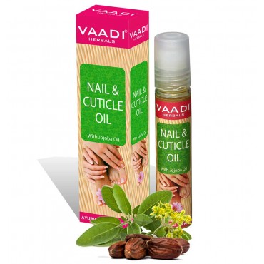 Vaadi Herbals Nail and Cuticle Oil with Jojoba Oil (10 ml)