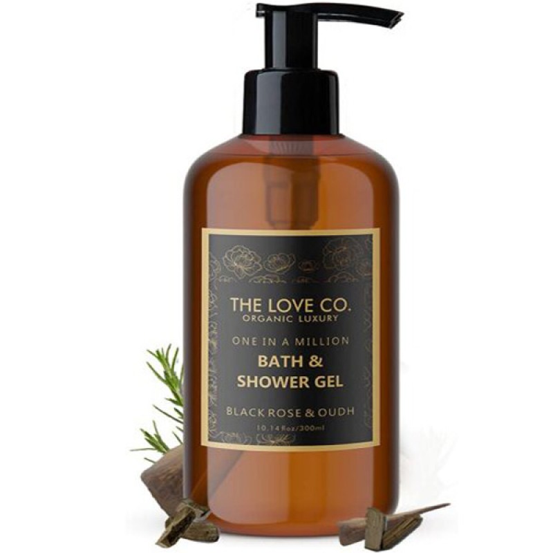 The Love Co Black Rose and Oudh Body Wash (300ml)