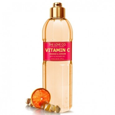 The Love Co Vitamin C Orange & Ginger Body Wash & Shower Gel (250ml)